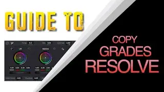 HOW TO COPY GRADES ON RESOLVE