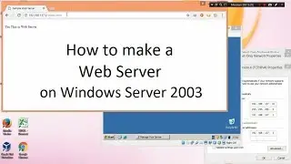 Configuration Web Server on Virtual Box OS Windows Server 2003