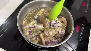 PINATISANG PATA NG BABOY | PORK HOCK with BANANA BLOSSOMS