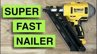 The new Dewalt 20v max framing nailer is super fast!