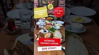 Vatandaş kahvaltı yapsın!