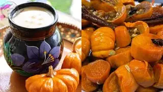 Dulce de Calabaza con Camote o Atole de Calabaza