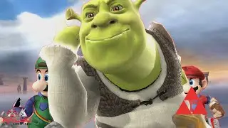 Smash Mods for Wii U:  Movie Mario Bros. vs Shrek and N64 Bowser