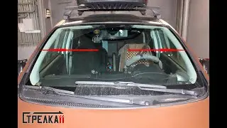 Дефлектор лобового стекла Стрелка-2 для NISSAN NOTE (I рестайлинг) 2008-2013г.в. - strelka11.ru