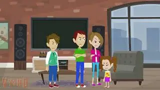 Bratty girl accuses brother of hitting her