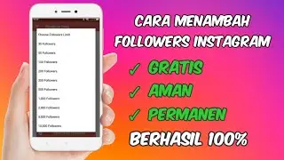CARA MENAMBAH FOLLOWERS INSTAGRAM GRATIS | TERBARU 2021