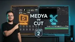 DAVINCI RESOLVE DERSLERİ #2: Media ve Cut Sayfası (Hızlı Kurgu) ⚡