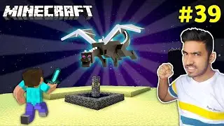 Techno Gamerz's Full Fight With The Ender Dragon| No Cuts|