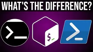 Difference between CMD, Bash and Powershell!