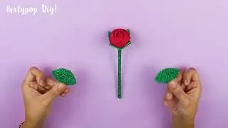 Cómo Hacer Rosas de Foami en Minutos - Fácil y rápido |Partypop DIY🎉|