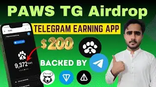 PAWS Telegram Airdrop Full Guide | PAWS TG Airdrop Same Like $DOGS | PAWS Airdrop Listing Update