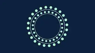 Polka Dot Round Abstract Loop Background Video  || Stock Footage Wallpaper || Animated Screensaver