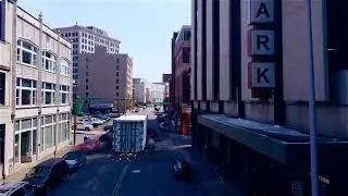 Blender Helicopter Vs Container VFX