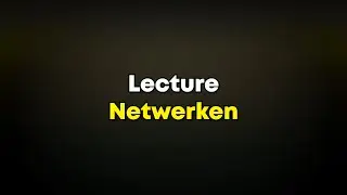 College Netwerken / Lecture Networking