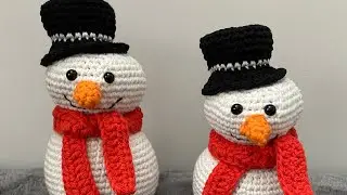 Amigurumi snowman tutorial