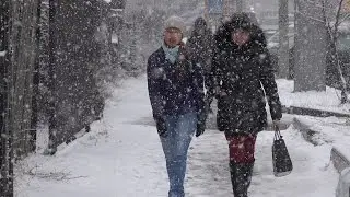 4к(UHD)Моя Чита, ..почти Париж. Только снег..