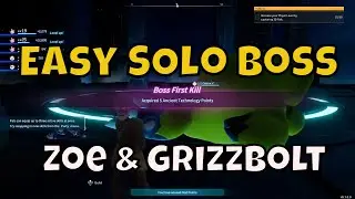 Easy Solo Zoe And Grizzbolt Glitch - Palworld No Damage Cheese First Boss - Rayne Syndicate Tower