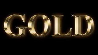 Photoshop Gold Text Effect || How To Made Gold Effect in Photoshop