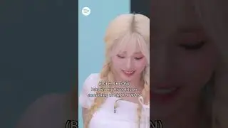 BAEK JI HEON thanks PARK JI WON for...listening 😅 #fromis_9