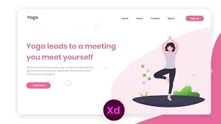 Adobe XD Modern Web Design - Speed Art