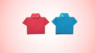 How To Make A Shirt Out Of Paper?|Paper Origami Crafts