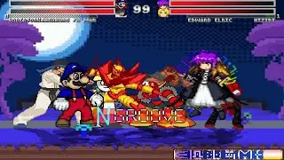 Team andersonkenya1 vs Team RaptorAlgr03 (Benkhaled Benkhaled) MUGEN Request 4v4 Battle!!!