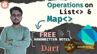 Operations on List and maps in dart || For beginners || Aarambh Dart programming episode 6