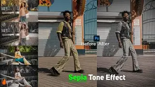 🔥How to Color Grade In Photoshop | Sepia Tone in Photoshop✅