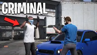 Robbing Criminals As A Getaway Driver in GTA 5 RP