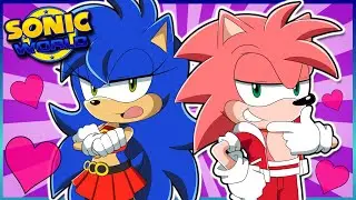 SONAMY Genderbent | Sonica and Jamey Play Sonic World (Female Sonic , Male Amy Rose)