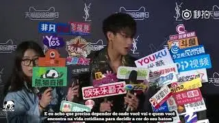 [PT/BR] 180413 - Entrevista: Evento YSL Beauty Club.