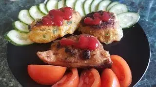 Рецепт картофельных котлет с грибной начинкой и цыпленка табака