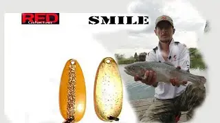 Ловля Форели. Блесна Red Smile.