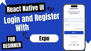 Login & Signup UI | with React Native