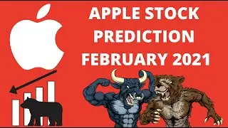 APPLE STOCK PRICE PREDICTION UPDATE! | FEBRUARY-MARCH 2021. BEARISH TERRITORY?