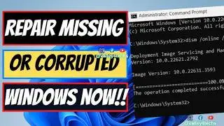 How to Fix Missing or Corrupted System Files in Windows : Step-by-Step SFC & DISM Guide