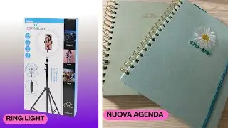 VLOG: unboxing ring light + agenda 2025-2026