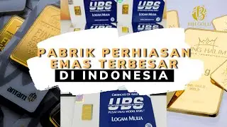 GOLD MAKING PROCESS! 5 LARGEST GOLD JEWELRY FACTORIES IN INDONESIA! GOLD MAKING FACTORY