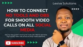 How to Connect ND tools and Obs for Smooth Video Calls on all Social Media