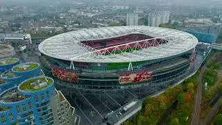 Drone Show Live Arsenal Drone and ground footage