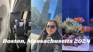 Boston Solo Trip 2024 Day 6 | Boston Aquarium & Going Home!  🇺🇸