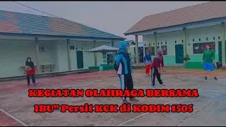 Kegiatan Olahraga bersama ibu