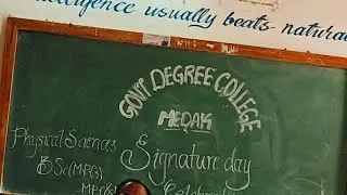 an wonderful speech by principal sir// govt degree medak