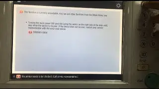 Fix E000005-0000 & Cleaning web is low | Canon IR8585
