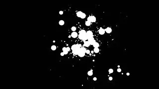 Paint Splatter transition to Green Screen
