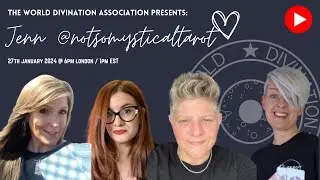 The WDA Team Meets with Jenn @notsomysticaltarot - Divination Chat & Free Reads