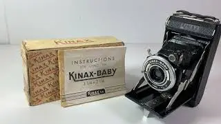 Antique Folding Bellows Camera Demo featuring a Kinax Baby
