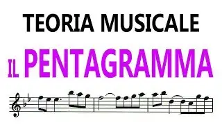 Teoria Musicale - IL PENTAGRAMMA