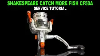 Shakespeare CF50A Spinning Reel - How to take apart, service and reassemble