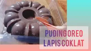 RESEP PUDING OREO LAPIS COKLAT SIMPEL